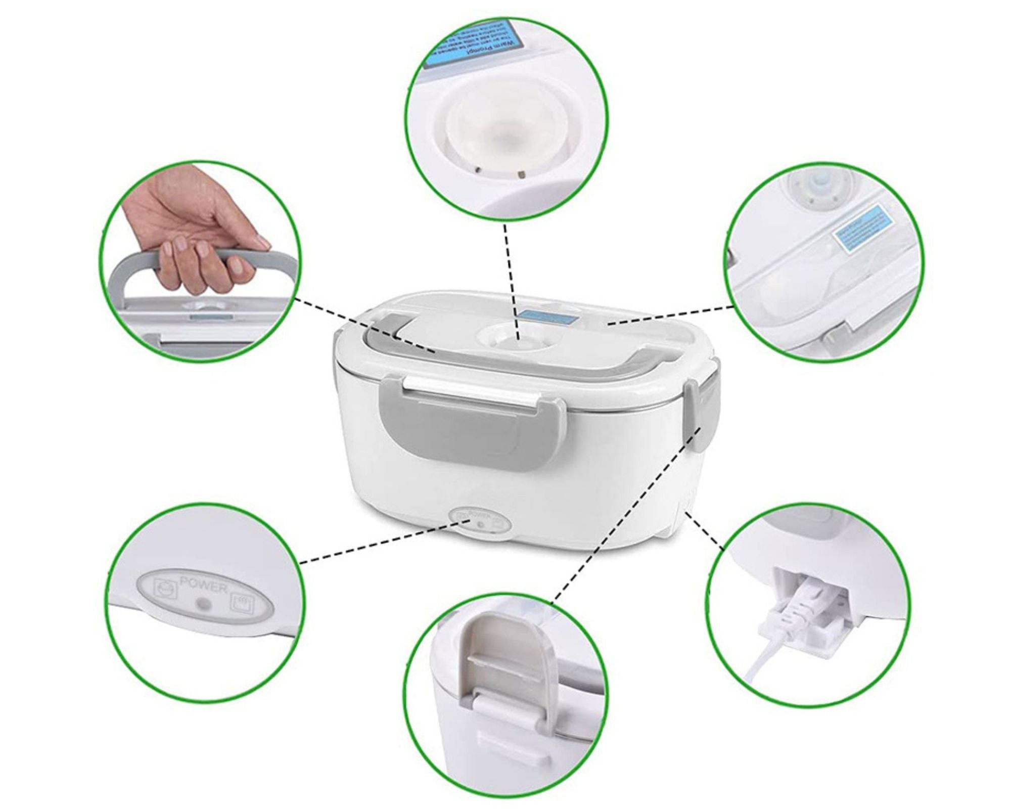 Gamix - Lunch Box Ciotola riscaldata (+ 1 borsa di trasporto GRATUITA)
