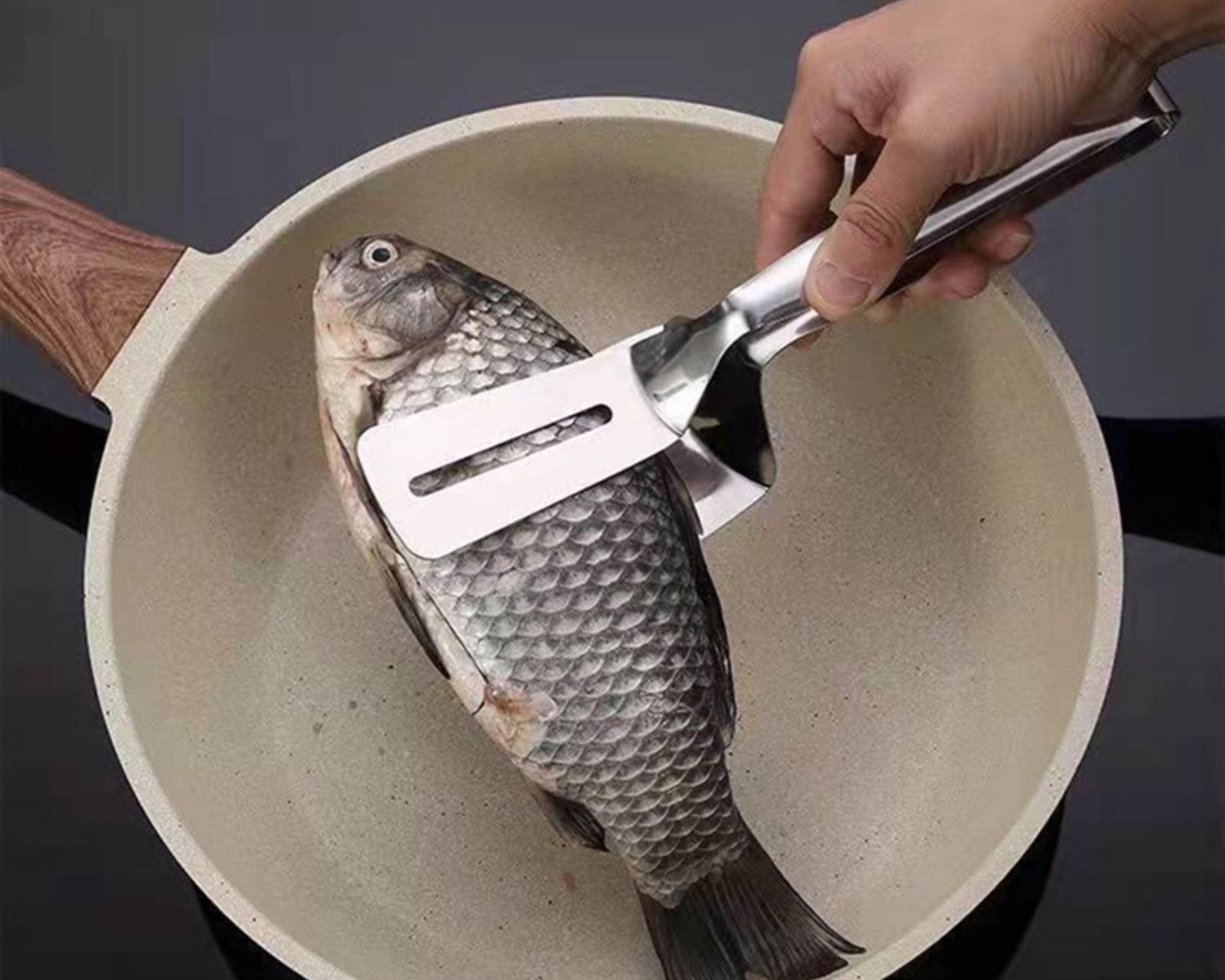 Grillix - Pinza per grigliare in acciaio inox