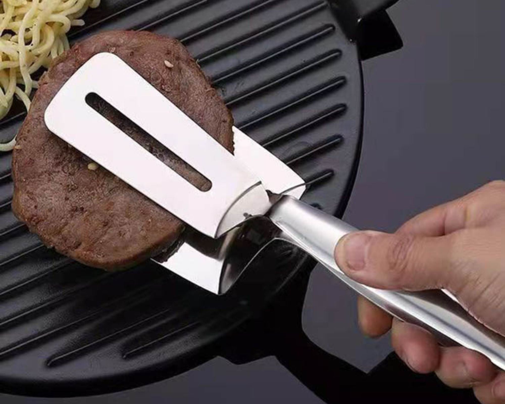 Grillix - Pinza per grigliare in acciaio inox