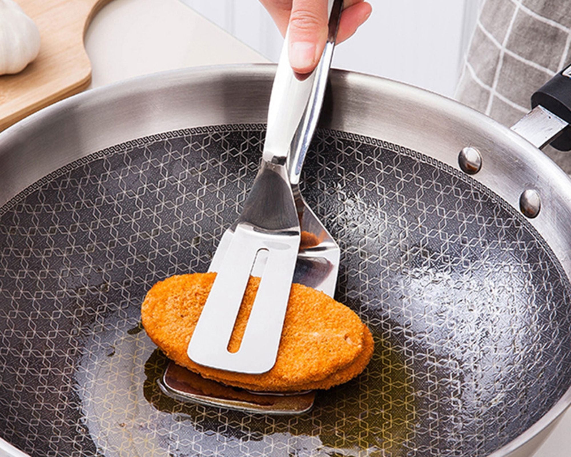 Grillix - Pinza per grigliare in acciaio inox