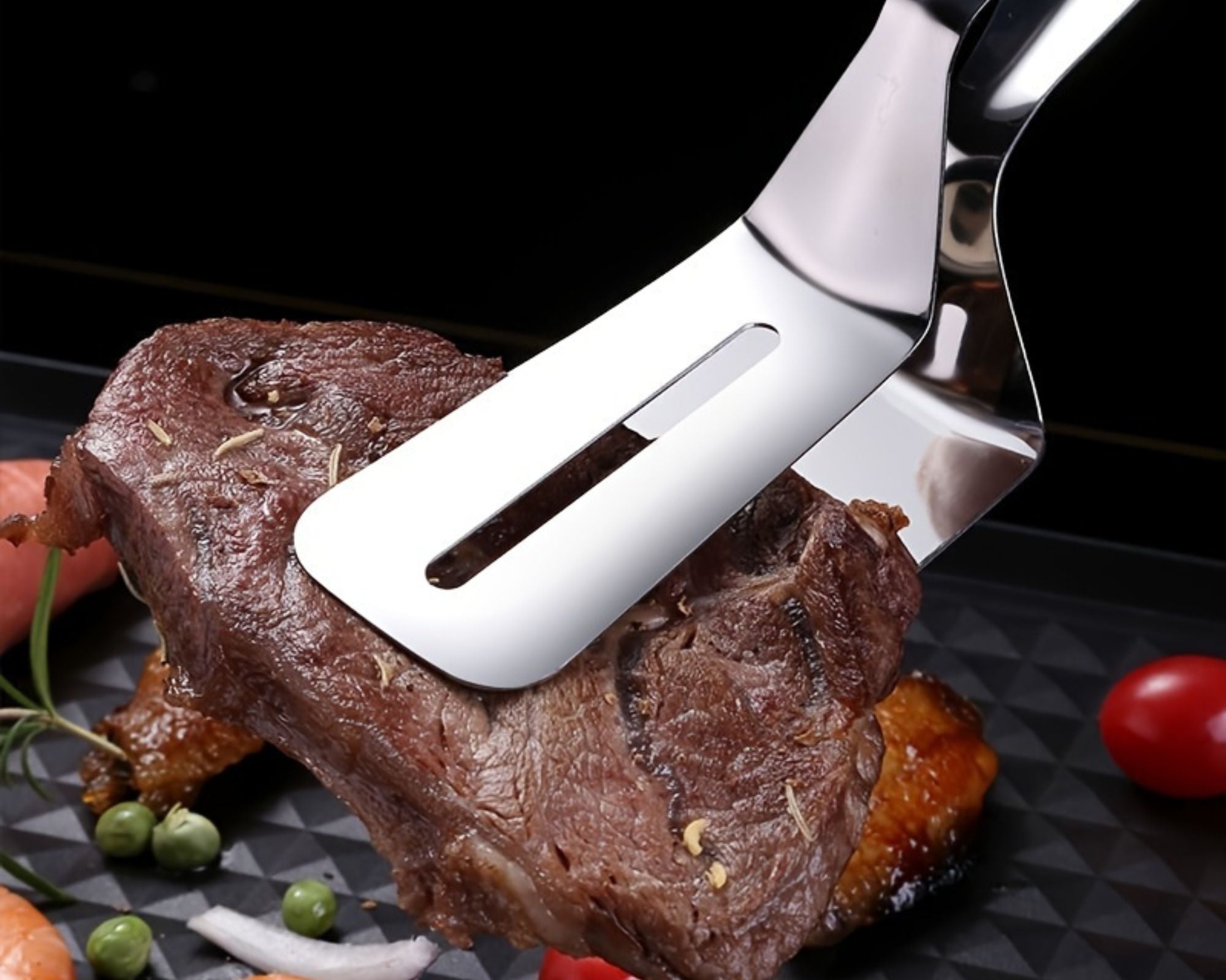 Grillix - Pinza per grigliare in acciaio inox