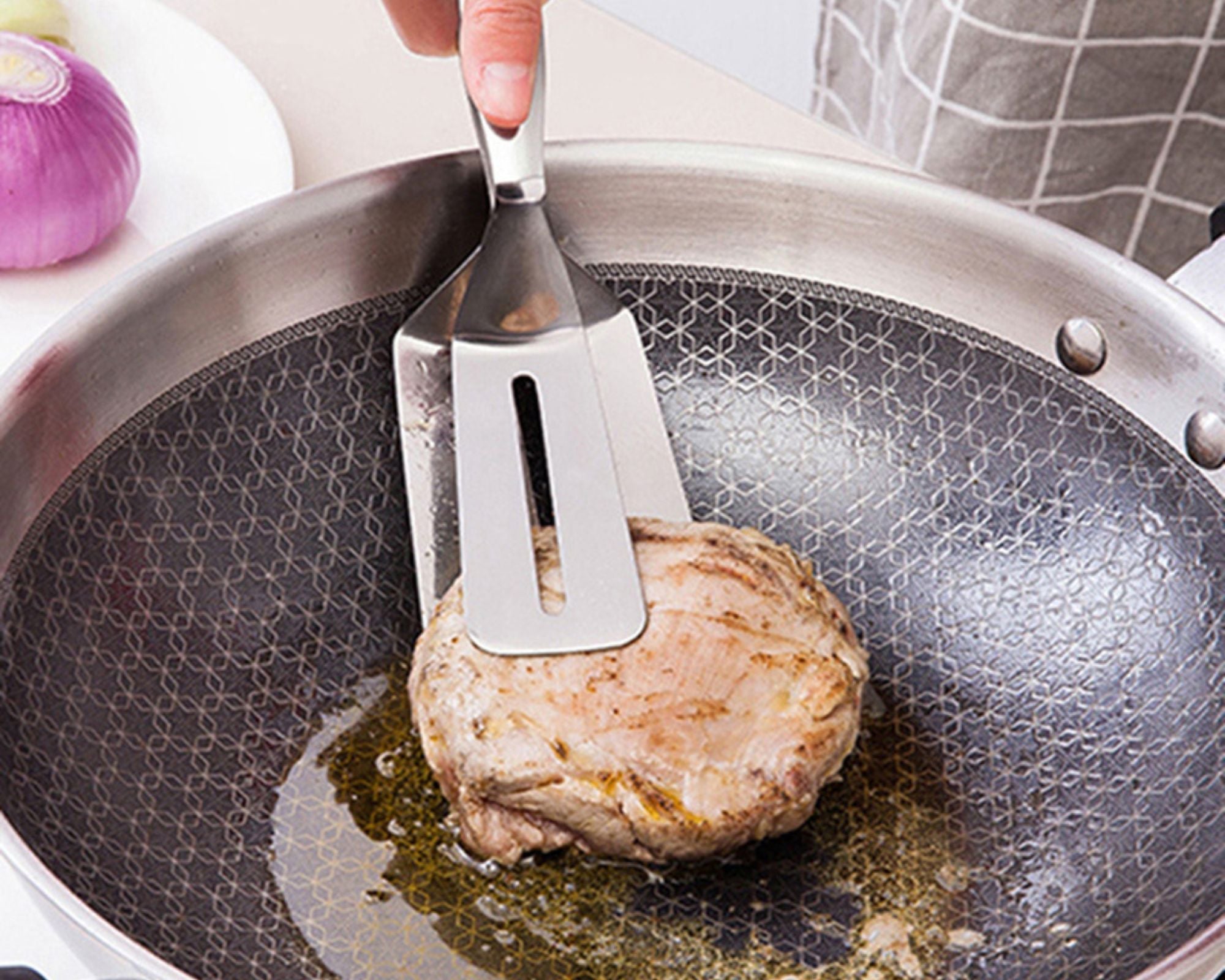 Grillix - Pinza per grigliare in acciaio inox